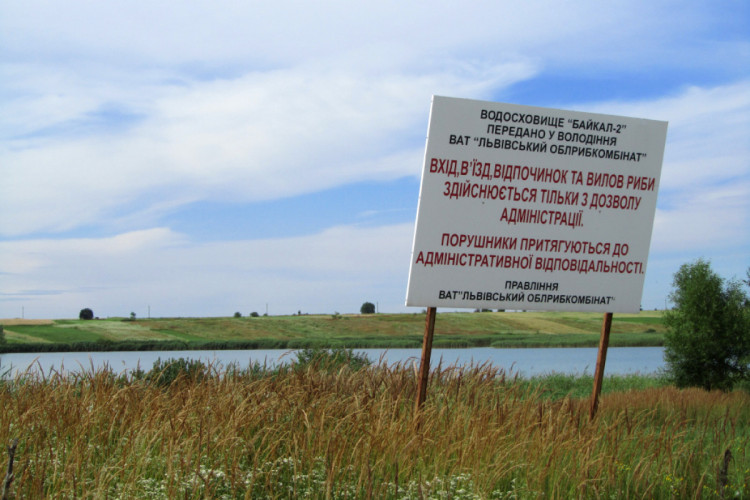 Озеро Задорожнє у Львові - дуже популярне місце для купання