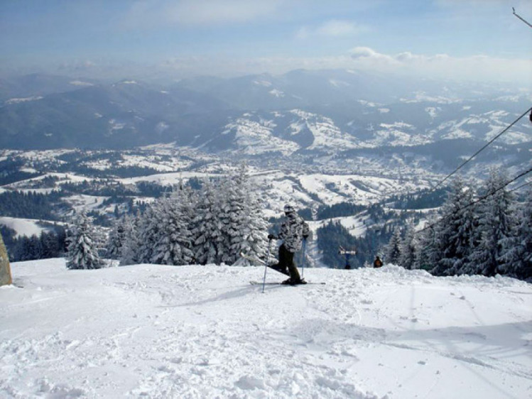 На праздники во Львовской области можно прокатиться на лыжах